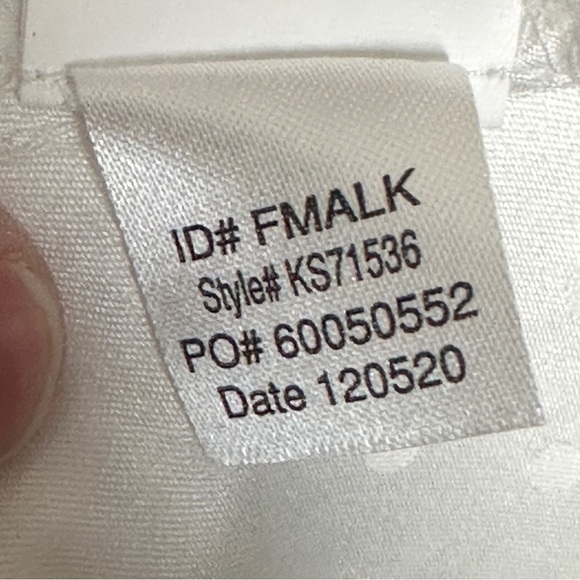 Kate Spade Mrs Camisole Tank Top White Dot‎ Fabric with Black Trim Size Small - Picture 5 of 11